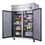 Thumbnail: D55AF Commercial 2-Door Top Mount Freezer in Stainless Steel