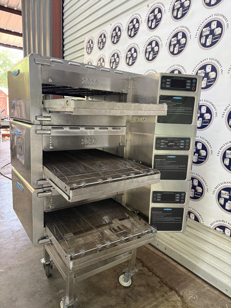 Thumbnail: TurboChef HhC 2020 Triple Stack Commercial Conveyor Ovens – 3 Units