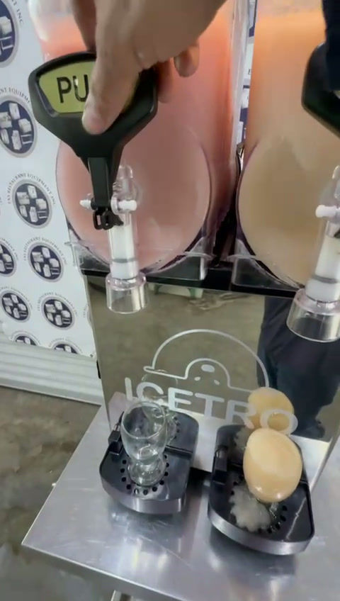 Thumbnail: iceTro SSM-280 15" Frozen Beverage Dispenser with (2) 3.2 Gallon bowls