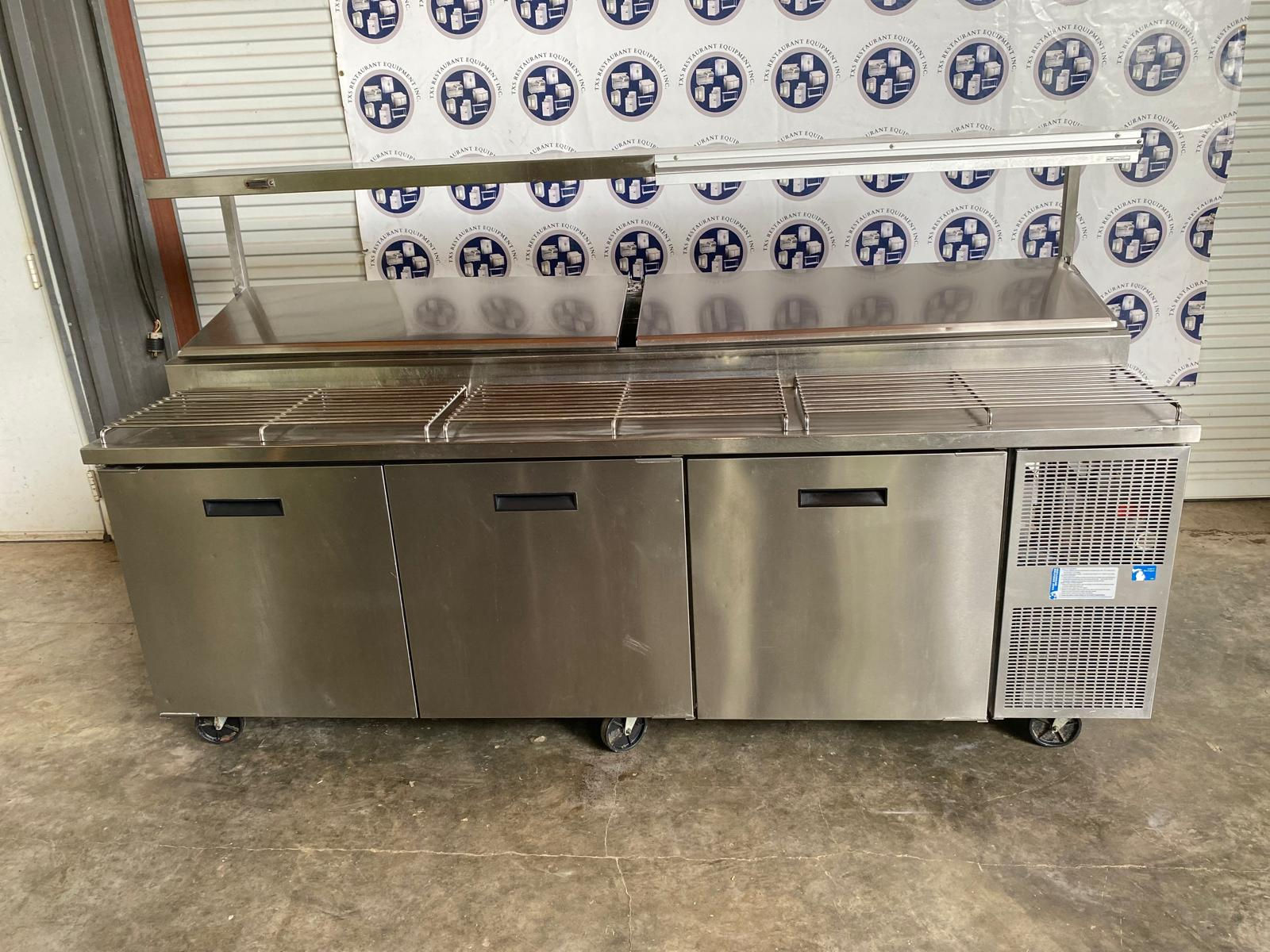 Randell 8395N- 95" Pizza Prep Table w/ Refrigerated Base, 115v