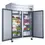 Thumbnail: D55AF Commercial 2-Door Top Mount Freezer in Stainless Steel