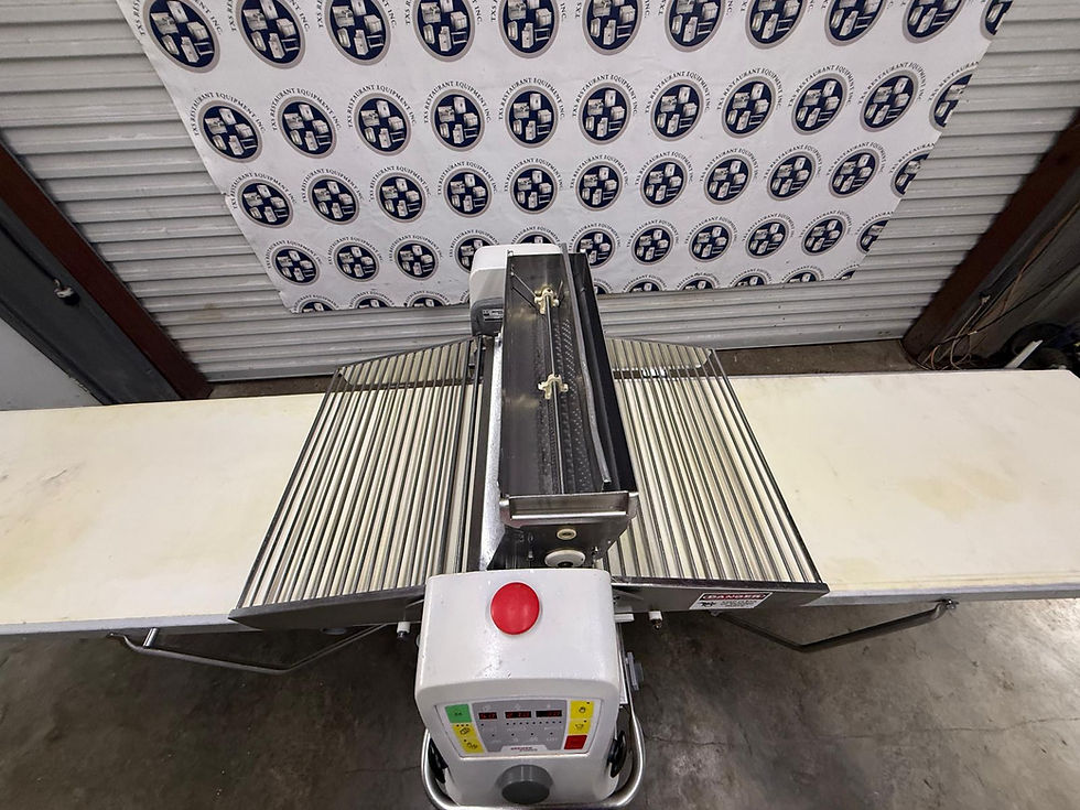 Thumbnail: RONDO DOGE SFS 611 Commercial Dough Sheeter Bakery Roller Serial C5A031103