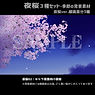 夜桜３種セット - 季節の背景素材 -
