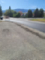 New pavement