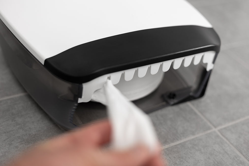 Thumbnail: Katrin Plastic Dispenser Small For Jumbo Toilet Paper Roll