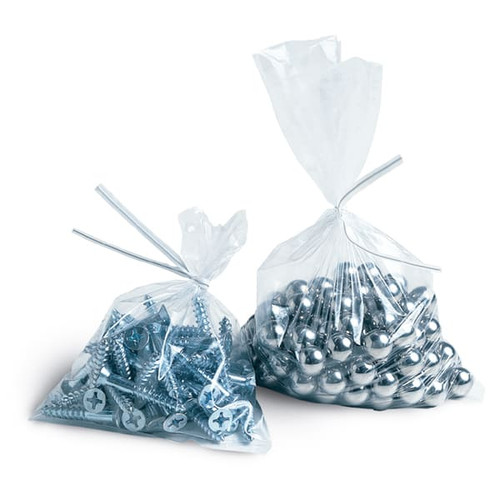 HEAVY DUTY CLEAR POLYTHENE BAGS 125 Micron 500g All Sizes available