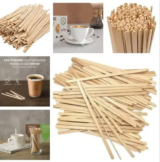 Bamboo Coffee Stirrers 190mm
