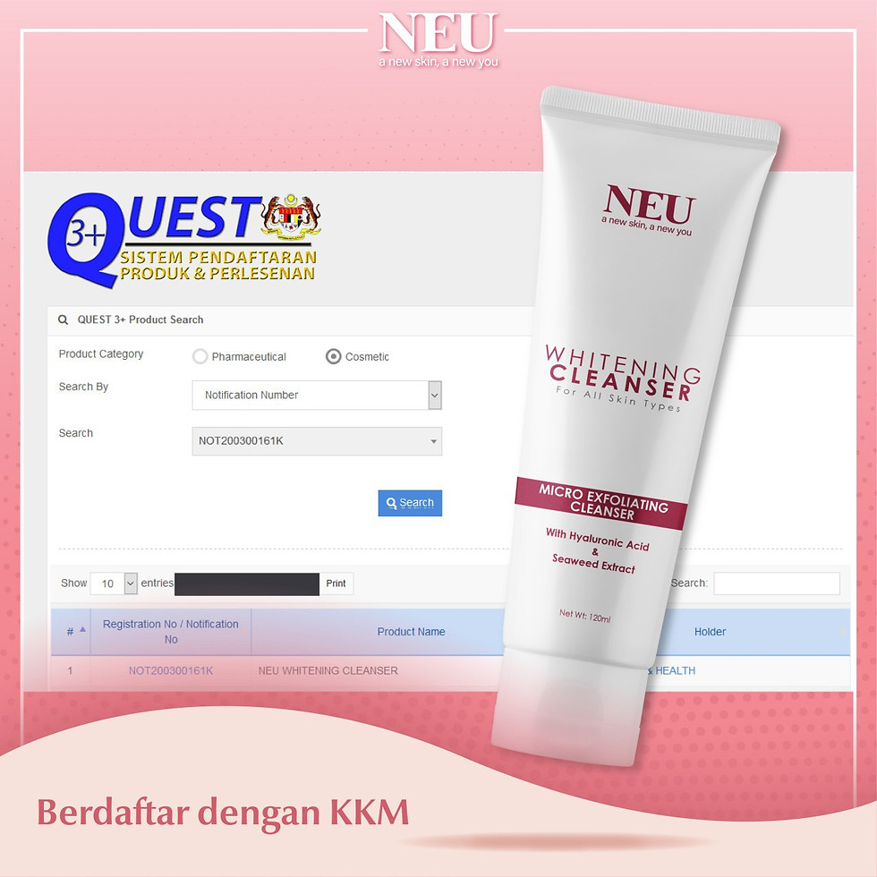Thumbnail: Combo Set D: 1 x Neu Advance Serum & 2 x Neu Whitening Cleanser