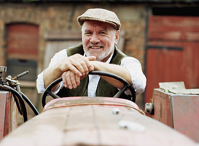 Farmer on Tractor
