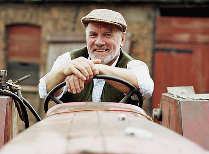 Farmer on Tractor
