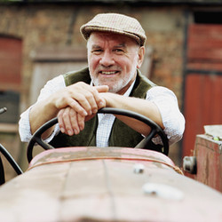Farmer on Tractor