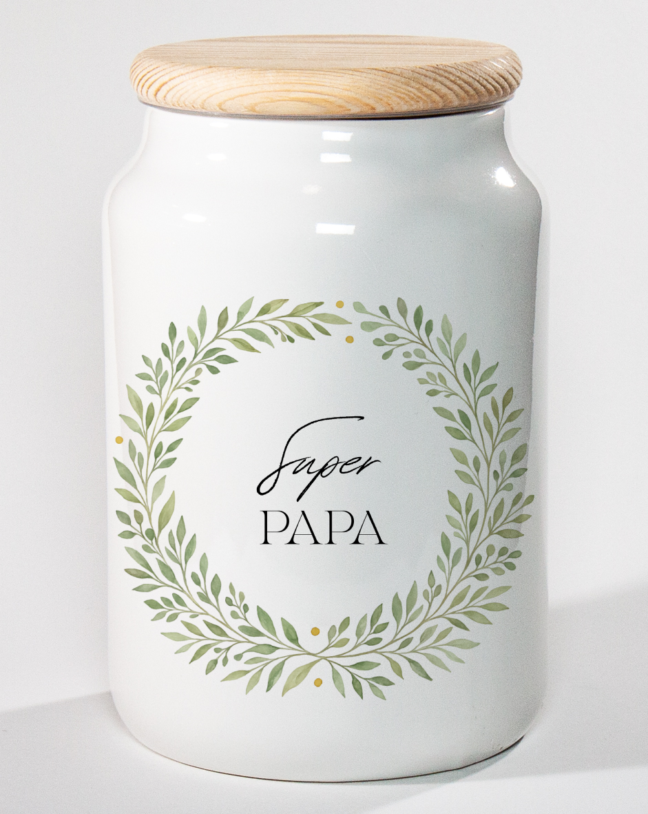 Vorratsdose „Olivenzweig-Dekor“