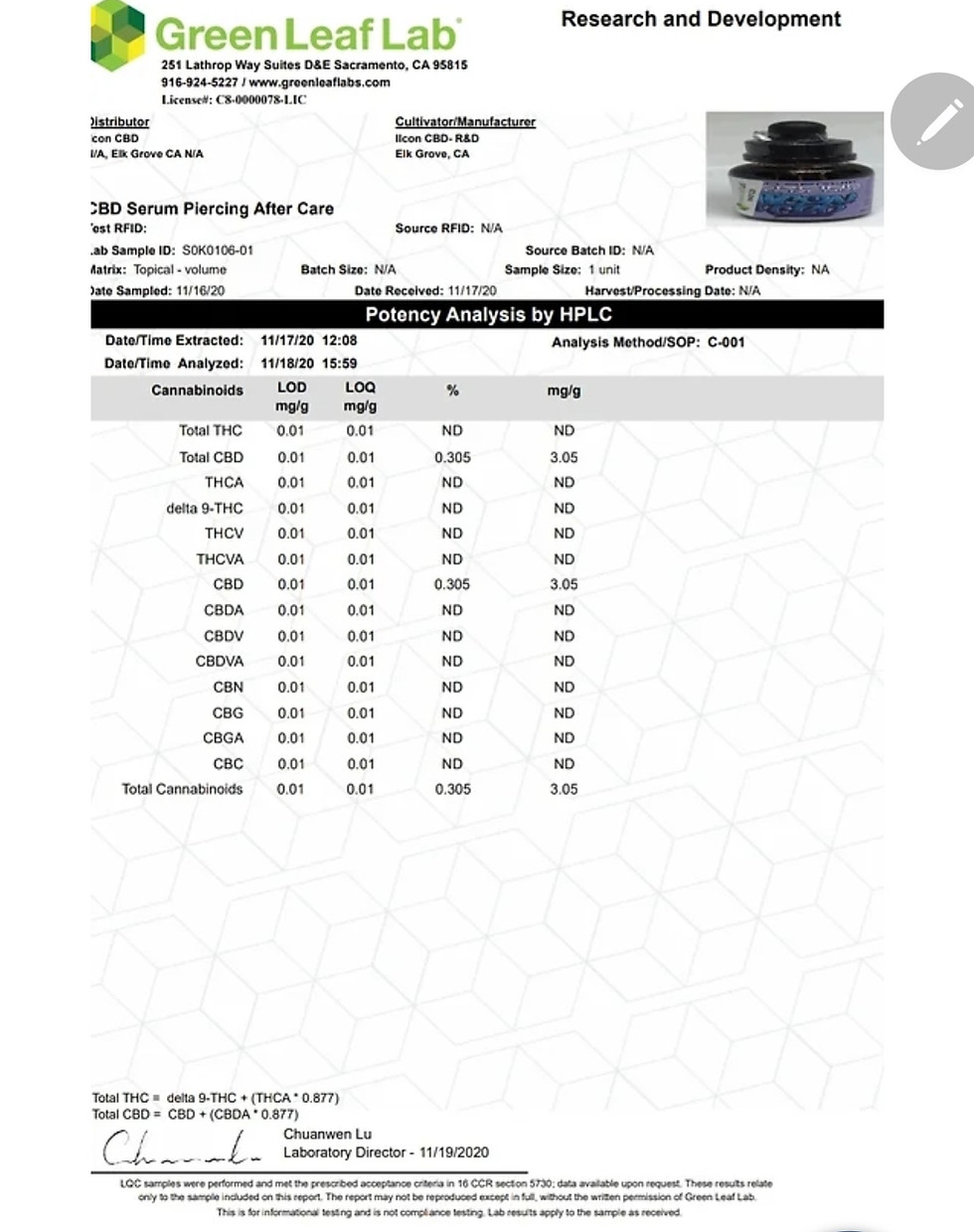 Thumbnail: Piercing Serum