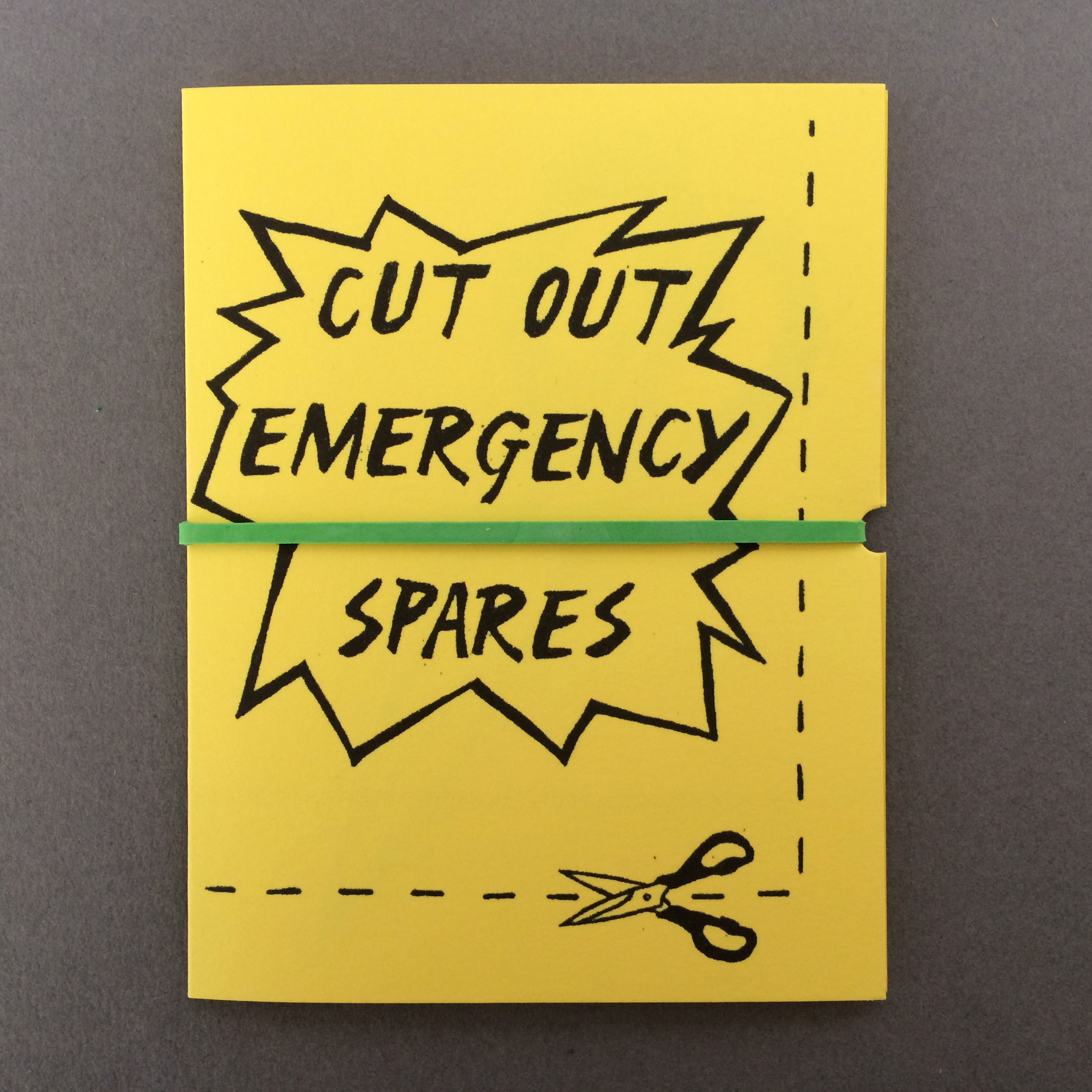 CUT OUT EMERGENCY SPARES