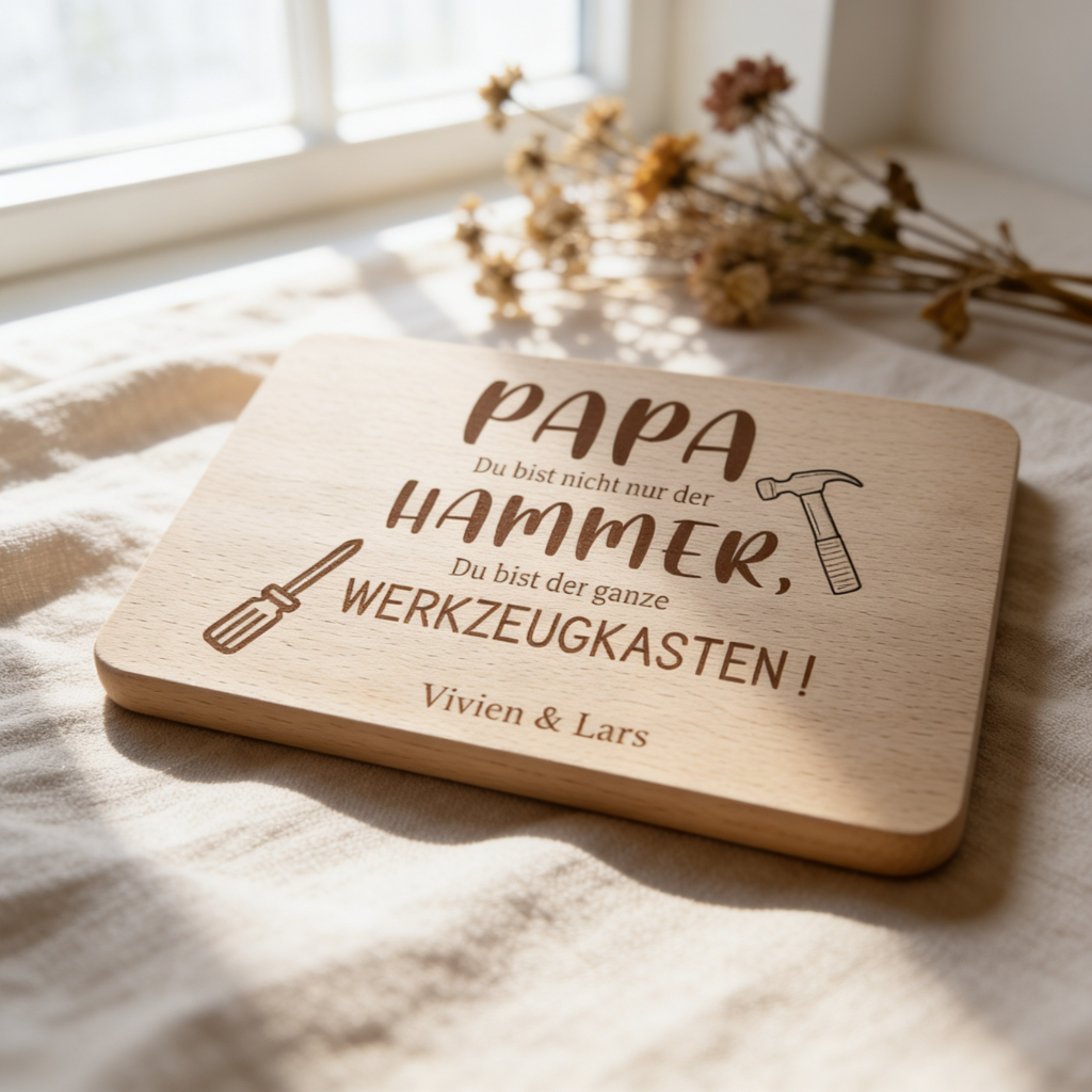 Vesperbrett Papa du bist nicht nur der Hammer, du bist der ganze Werkzeugkasten