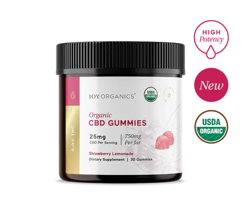 Strawberry Lemonade - Organic CBD Gummies (THC-Free) 25mg