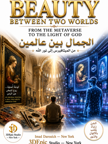 الجمال بين عالمينBEAUTY BETWEEN TWO WORLDSمن الميتافيرس إلى نور اللهFROM THE METAVERSE TO THE LIGHT OF GOD