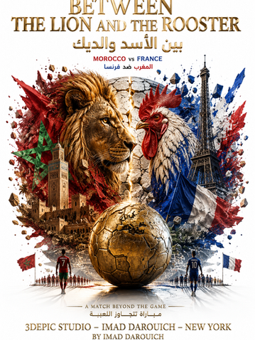Between the Lion and the Rooster بين الأسد والديك 