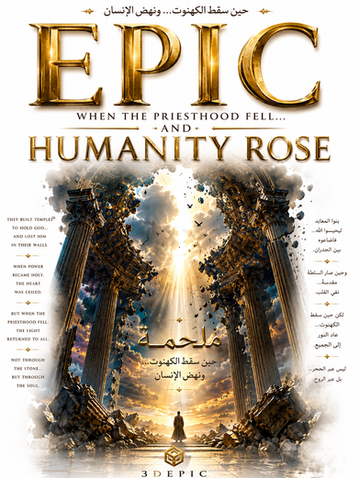 Epic: When the priesthood fell… and humanity roseملحمة: حين سقط الكهنوت… ونهض الإنسان