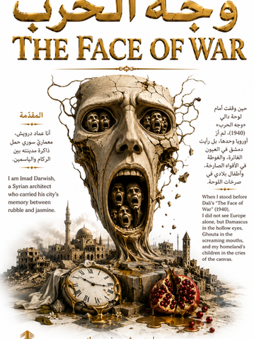وجه الحرب Dalí’s “The Face of War” (1940),
