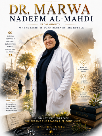 The Epic of Dr. Marwa Nadeem Al-Mahdi ملحمة الدكتورة مروة نديم المهدي