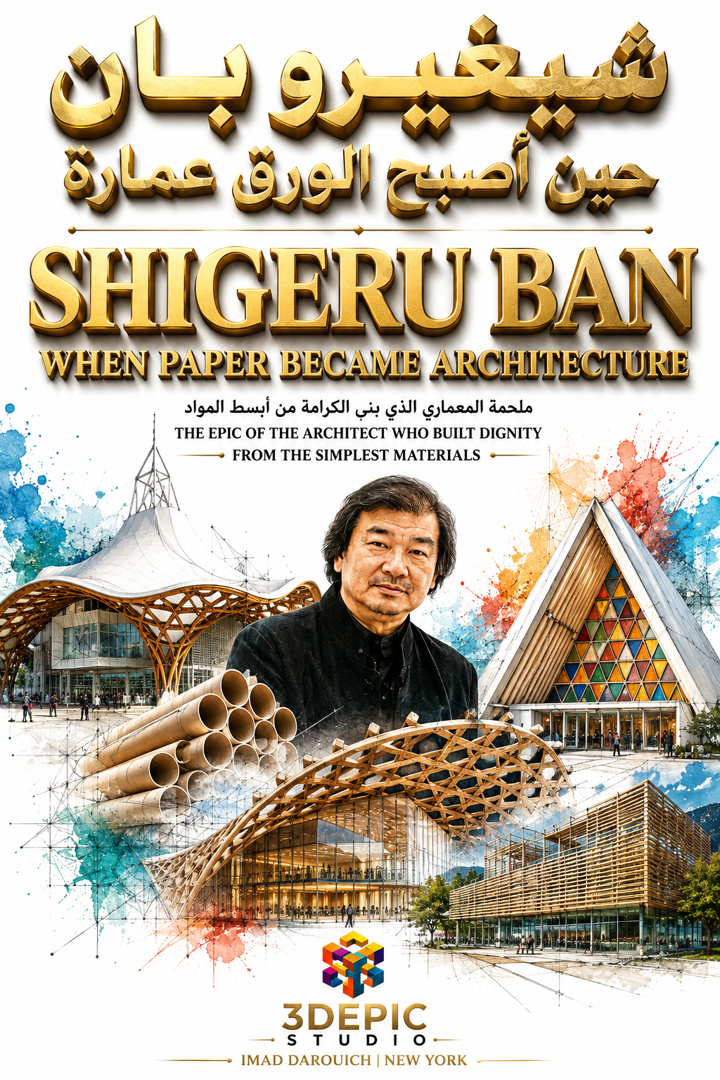 شيغيرو بان — حين أصبح الورق عمارة SHIGERU BAN — WHEN PAPER BECAME ARCHITECTURE.p