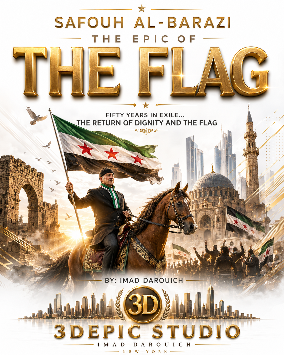 Syrian Flag Epic Safouh Al-Barazi