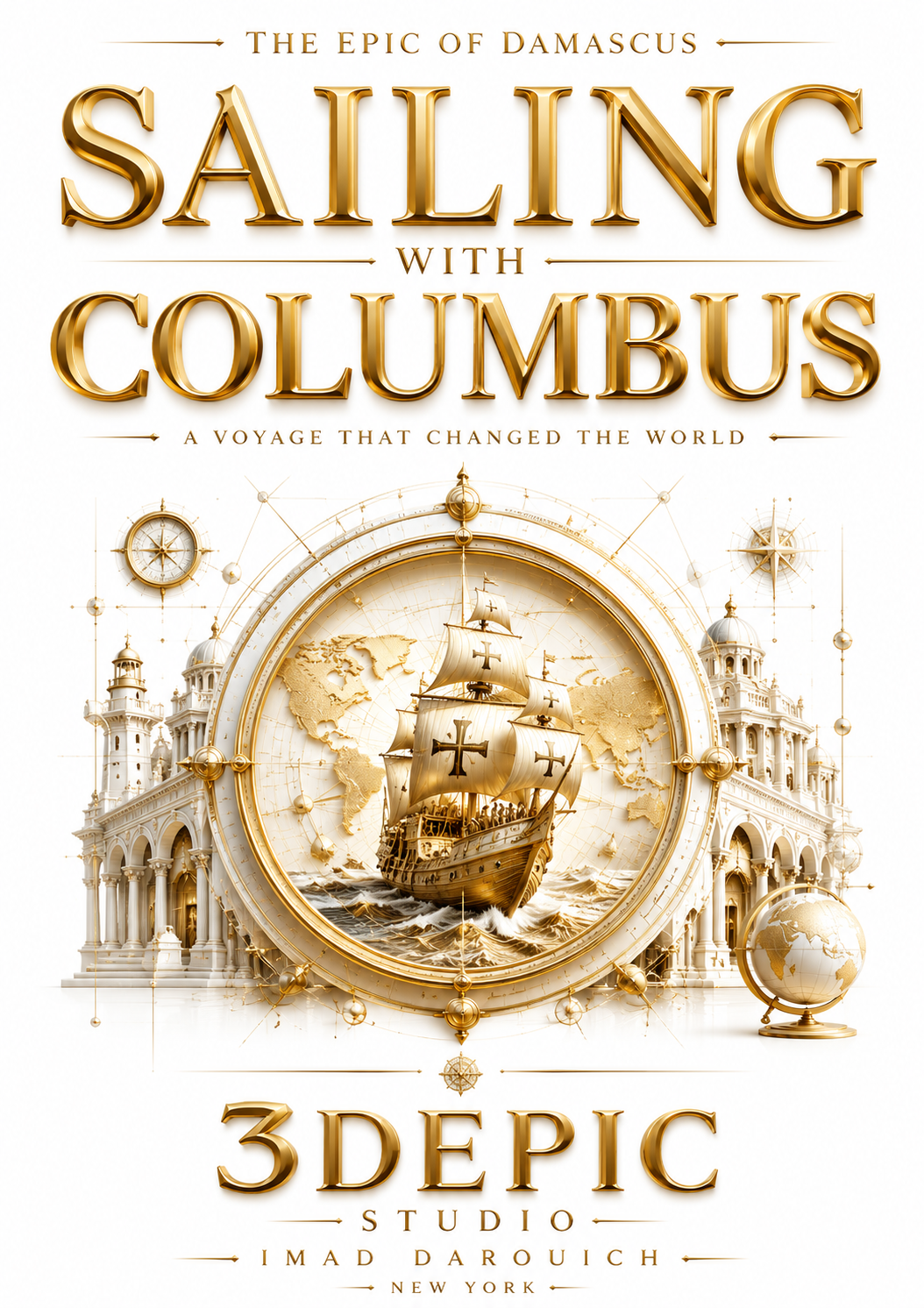 Sailing with Columbus by Salvador Dalí.