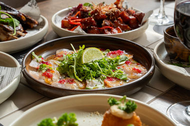 Professional food photography of plated dishes in Parramatta restaurant