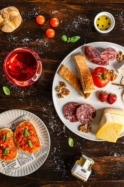 Professional food photography of plated dishes in Parramatta restaurant