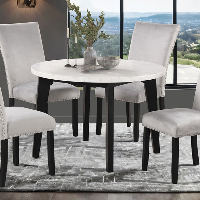 Sabro  Round Dining Table     |     FM3330BK-RT-TABLE