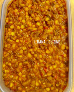 Tiana Cuisine Fresh Corn and Beans - The Delicious Way