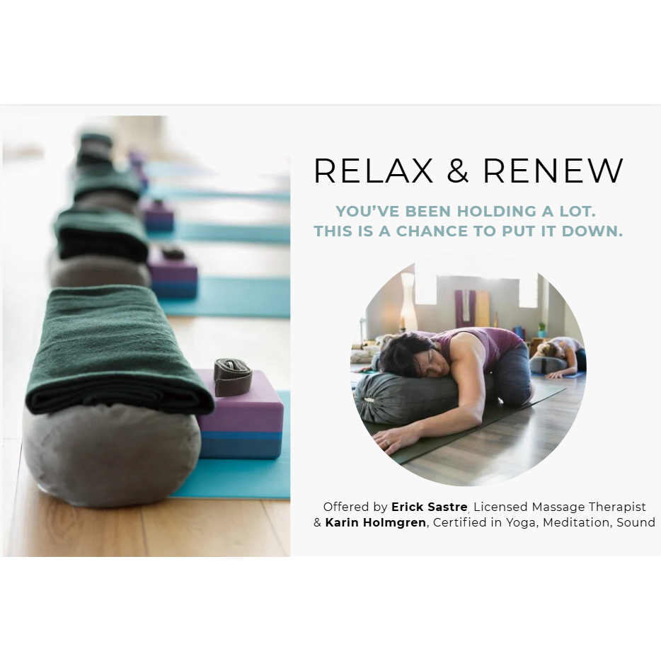 Relax & Renew, with Karin and Erik