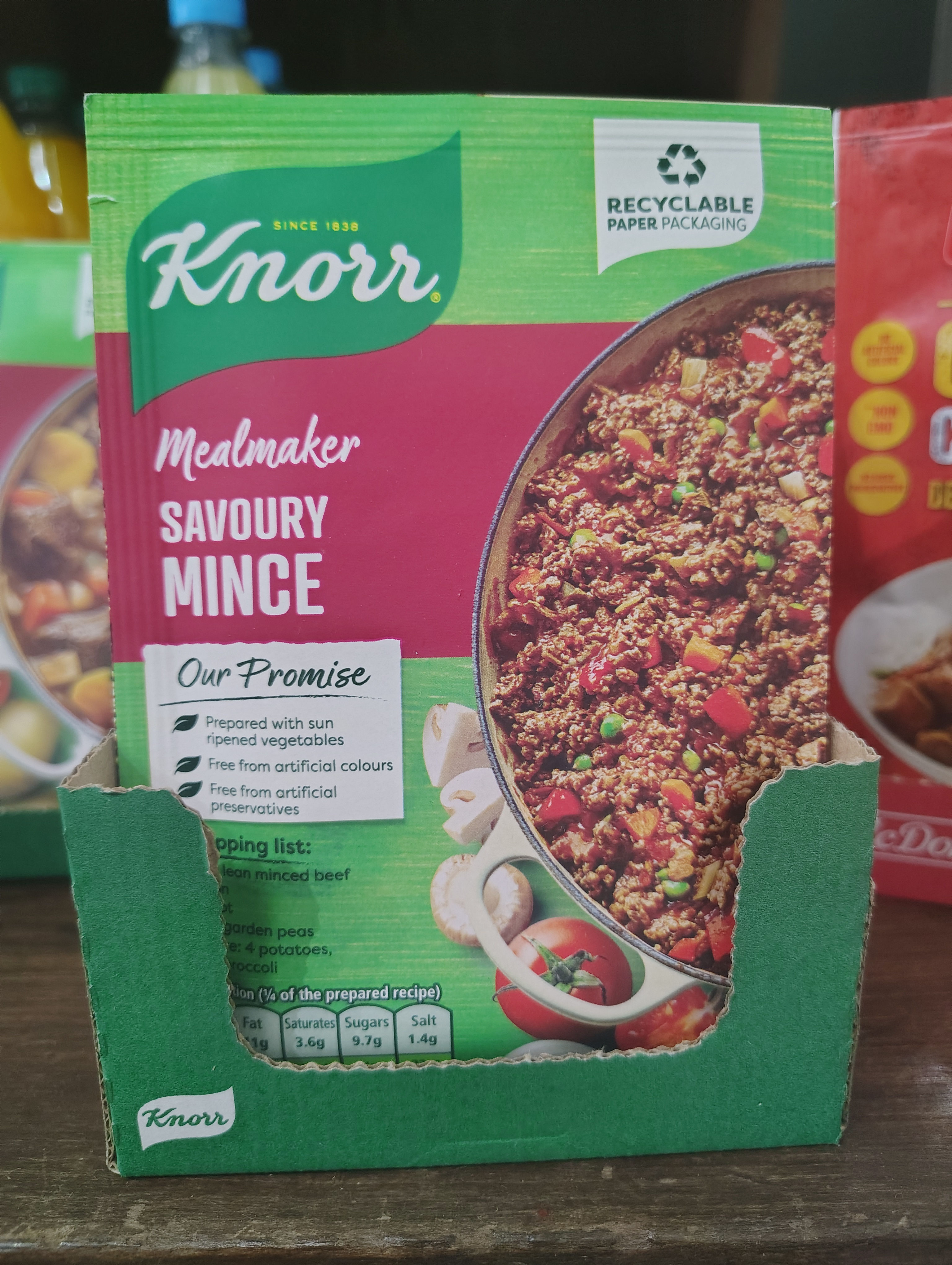 Knorr Savory Mince Mealmaker