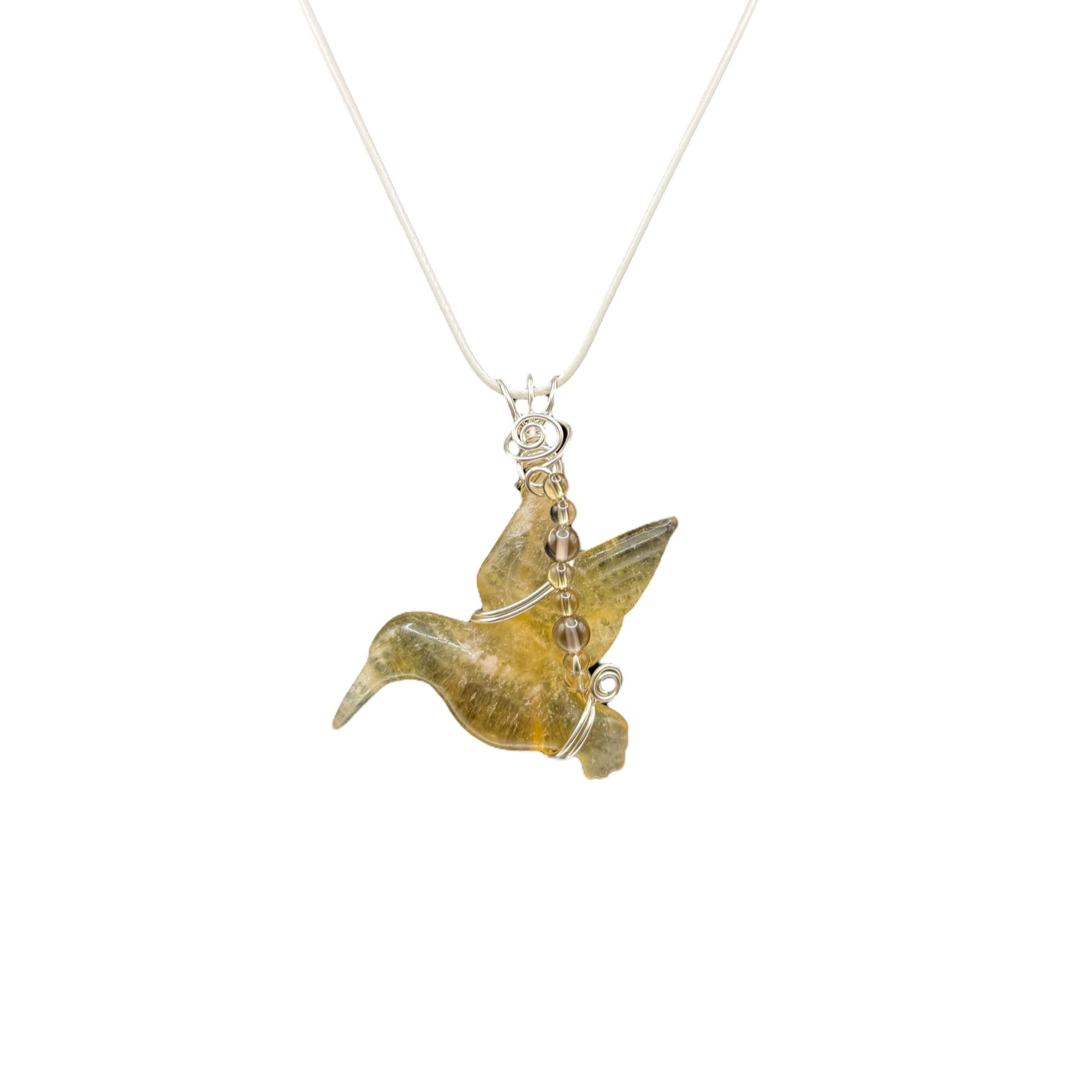 Fluorite Bird Pendant