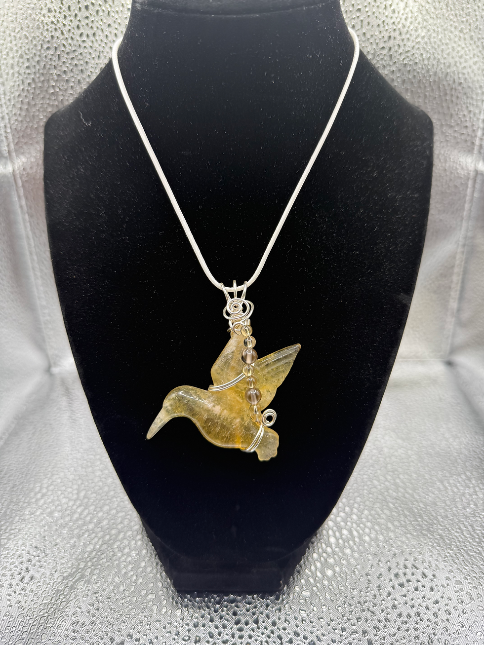 Thumbnail: Fluorite Bird Pendant