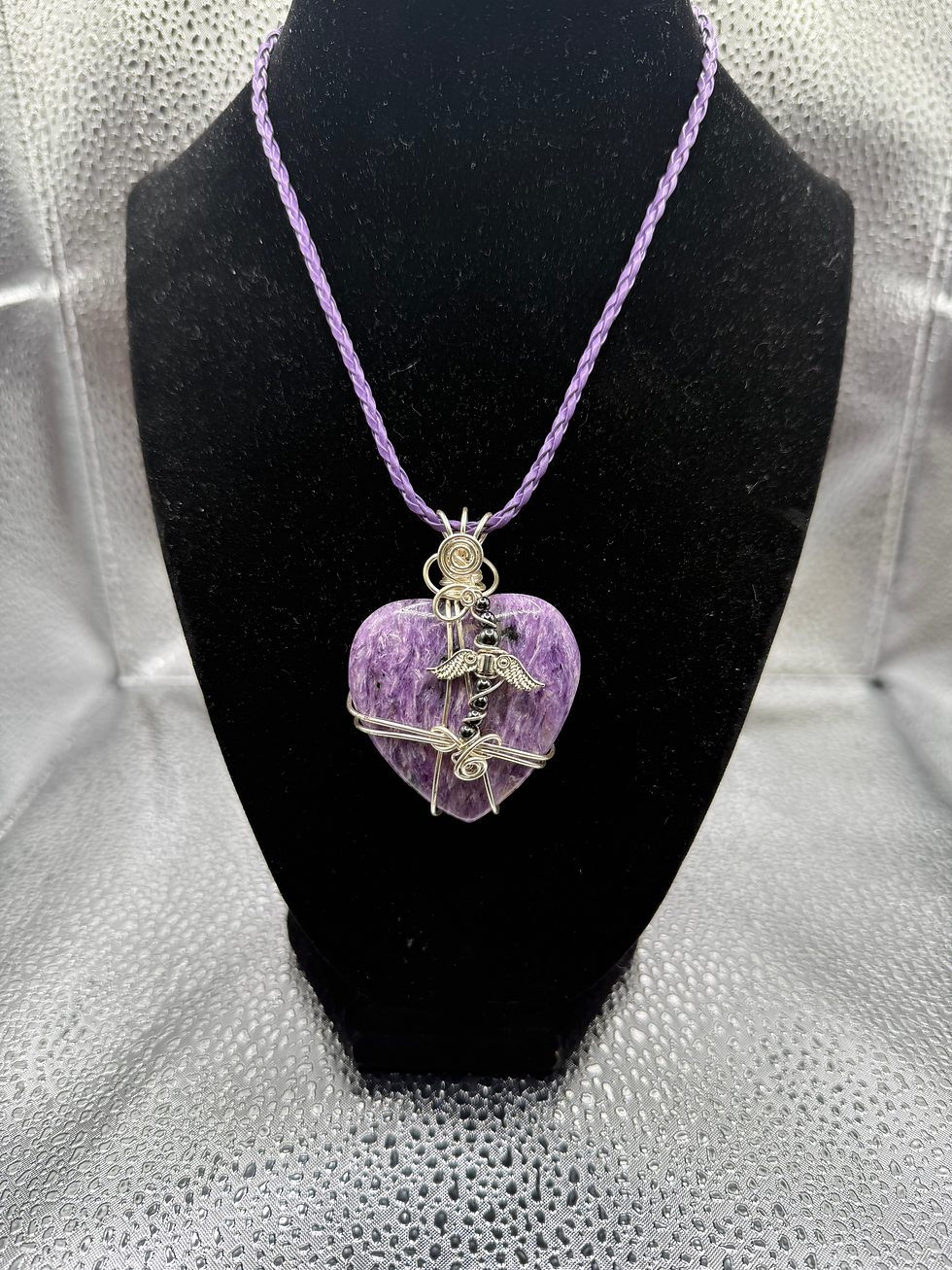 Thumbnail: Charoite Heart