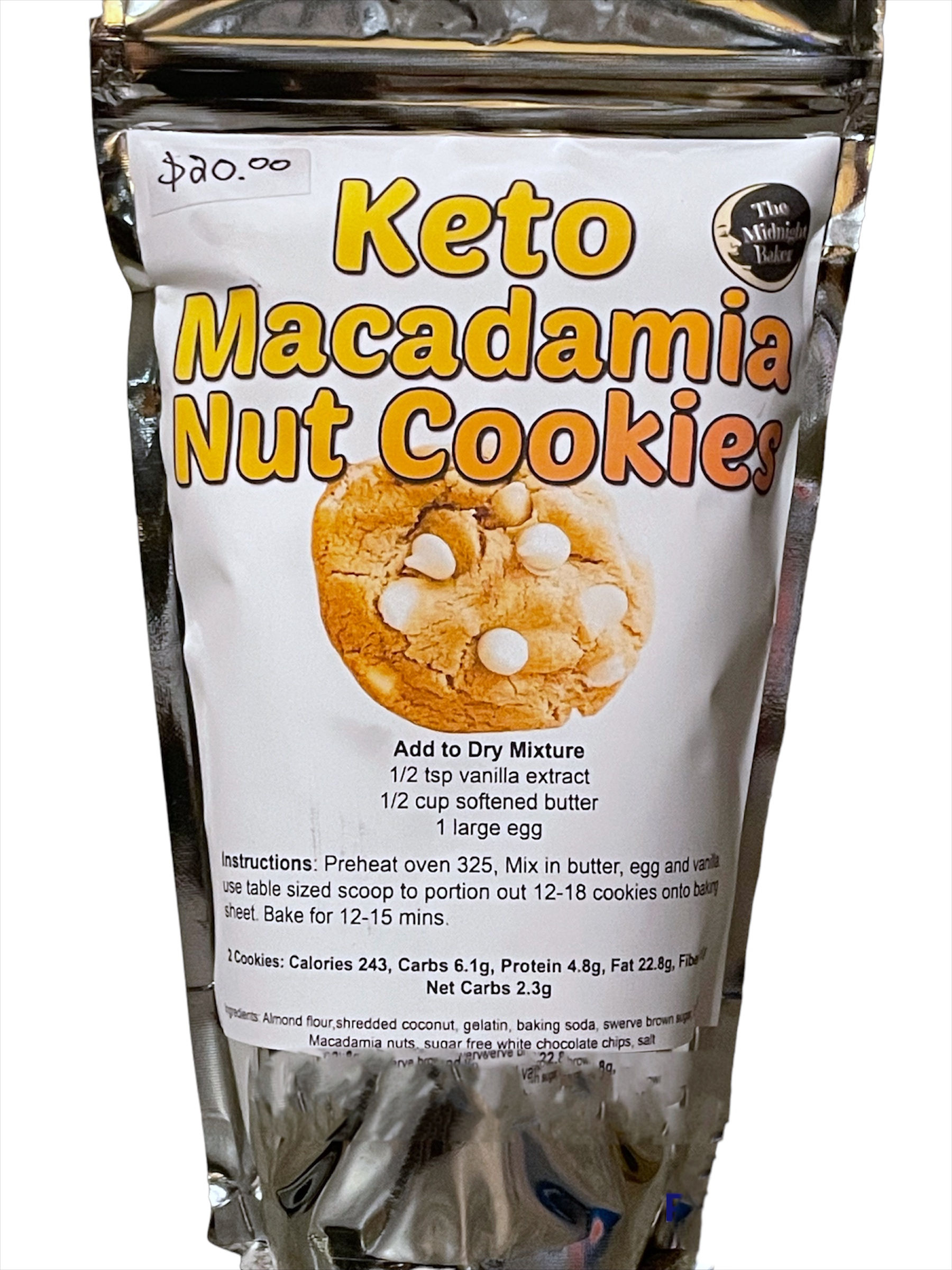 Keto Macadamia Nut Cookies