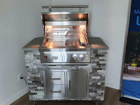 ONE OF OUR GRILL DISPLAYS AT OUR DESIGN STUDIO. COME DOWN AND CHECK IT OUT. THIS THING IS AWSOME!!
