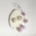 Romy – créoles mariée fleurs blanches dorées