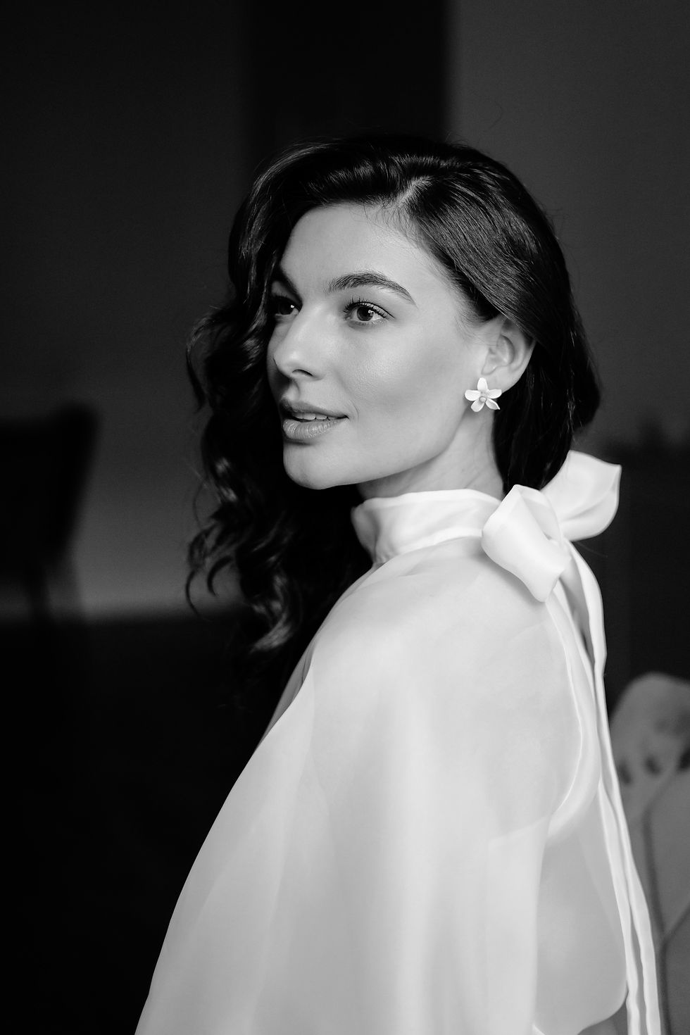 Miniature : Fleur d'Oranger - Clous d'oreilles délicats