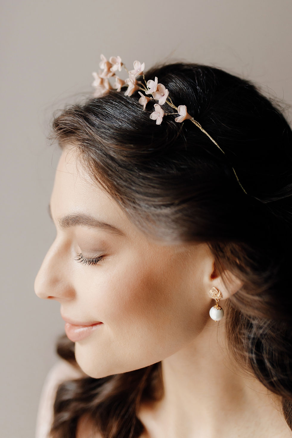 Léna – Boucles d’Oreilles de Mariée en Perle, Élégance Intemporelle