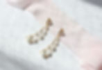 Marie, boucles d'oreilles mariée avec des perles