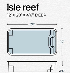 Isle Reef in Texas Oceanside Fiberglass Pools