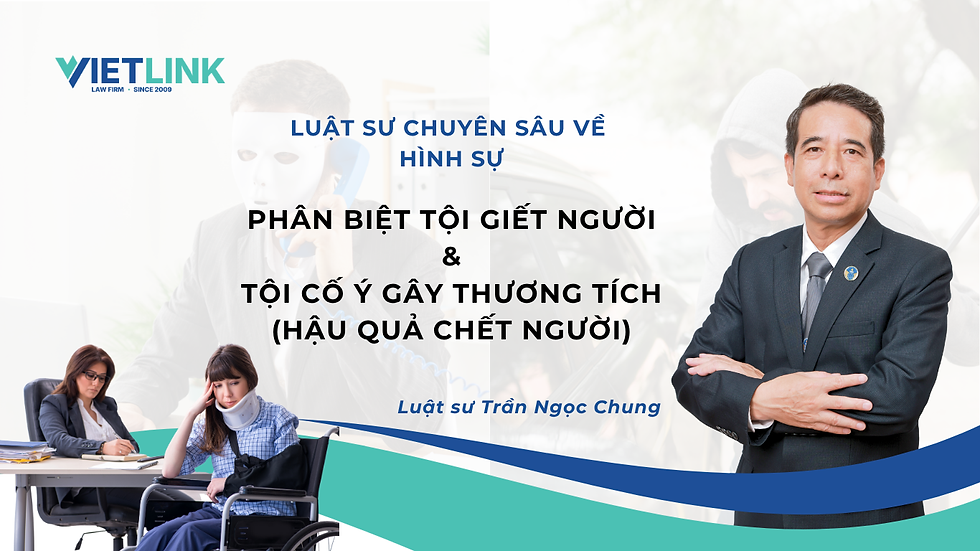 Phân biệt Tội Giết người và Tội Cố ý gây thương tích (hậu quả chết người)