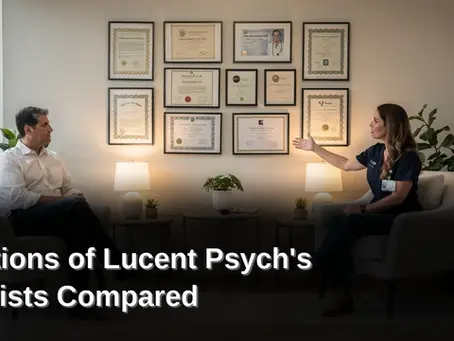 What Are the Qualifications of Lucent Psych's Psychiatrists Compared to Others in Houston