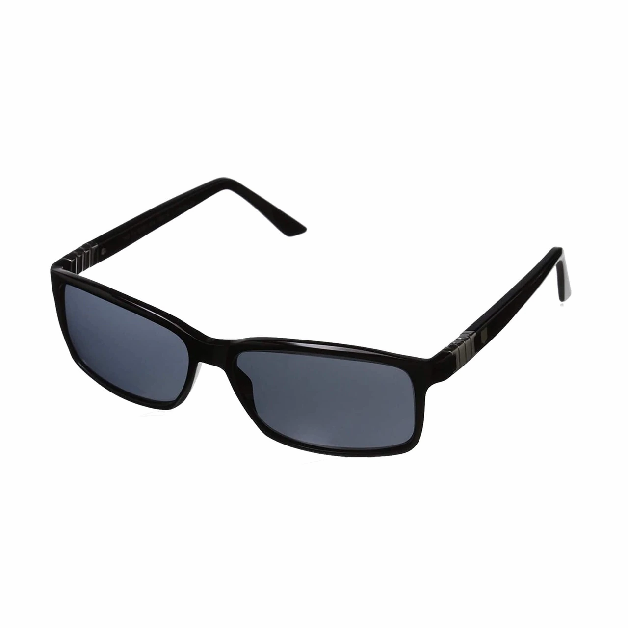 TAG Heuer 9381-104 Legend Shiny Black Square Grey Lens Men's Sunglasses