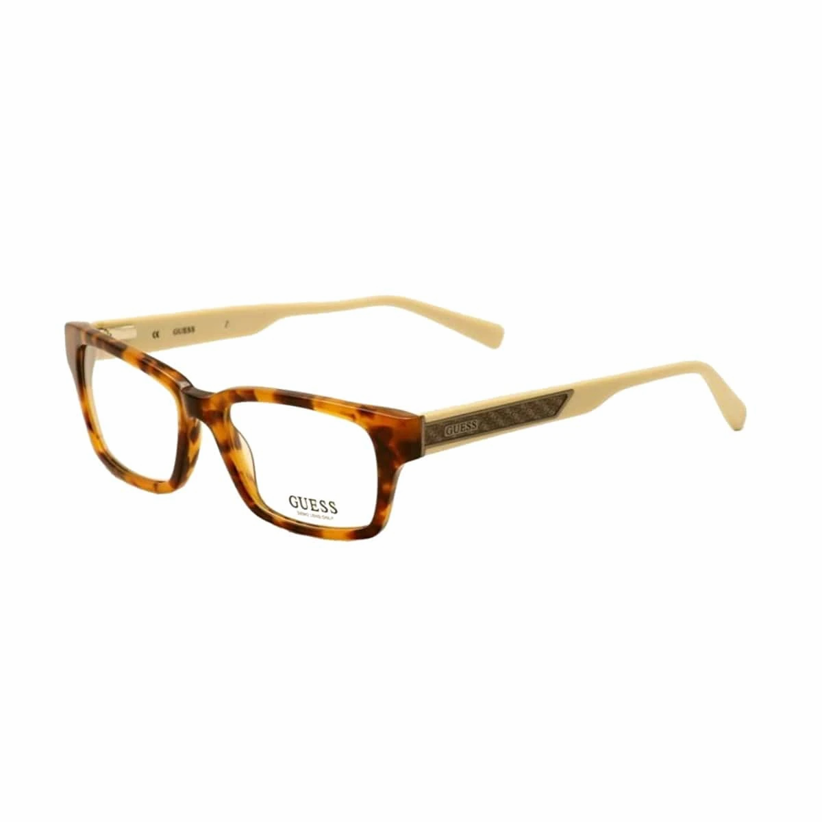 Guess GU-1740-TO Tokyo Tortoise Rectangular Men's Acetate Eyeglasses