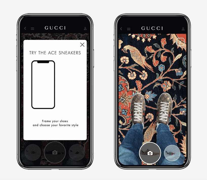 Faviconready2fly.it Gucci app: ‘try on’ shoes with AR technology - Ready2fly