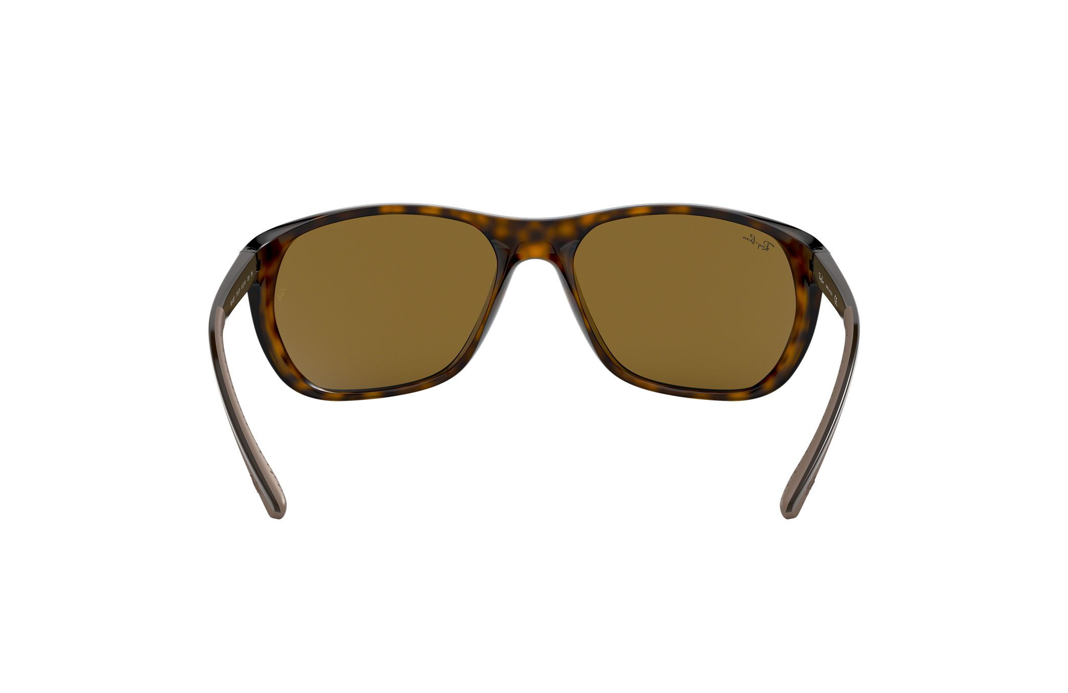Ray-Ban RB4307-710/73 Unisex Havana Square Dark Brown Lens Acetate Sun